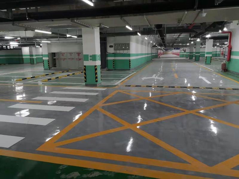 地下車庫(kù)劃線 